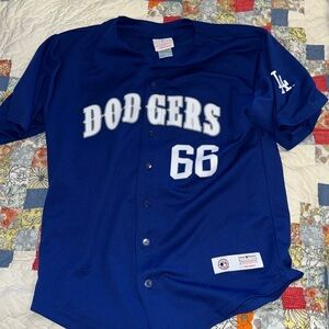 LA Dodgers baseball team athletics jersey 66 Puig